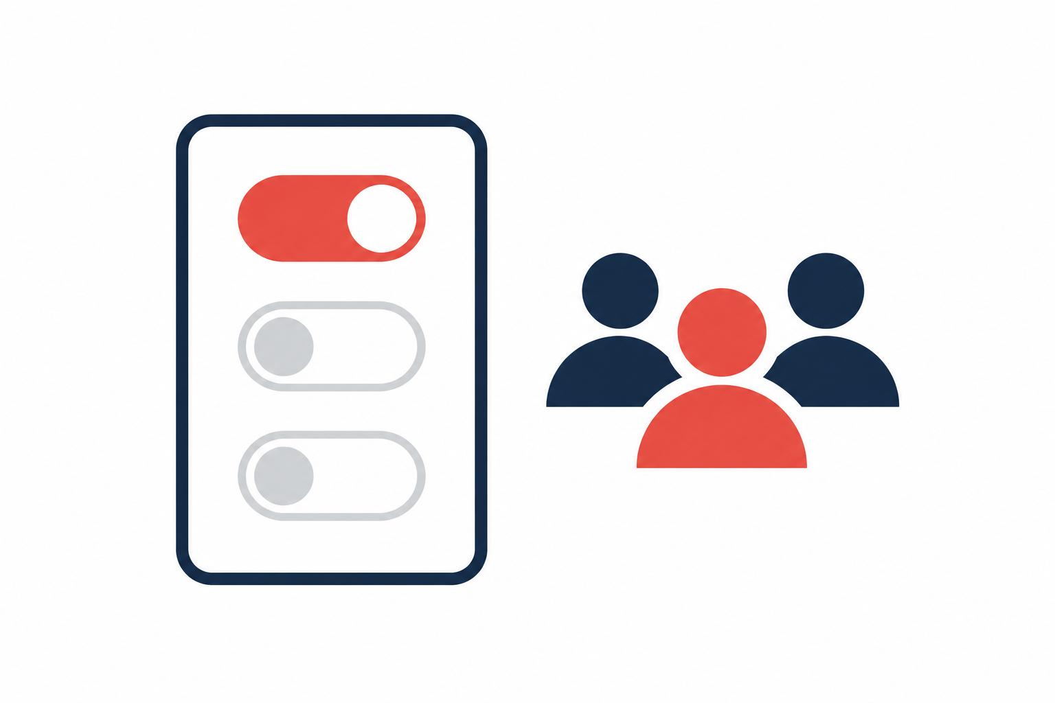 Illustration of host sharing permissions, with one setting enabled for meeting participants